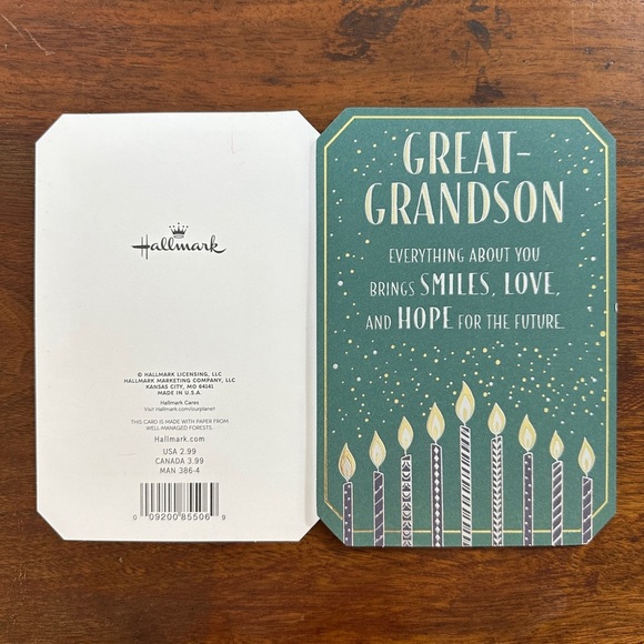 Happiness Birthday Card for Great-Grandson by Hallmark - Picture 9 of 15